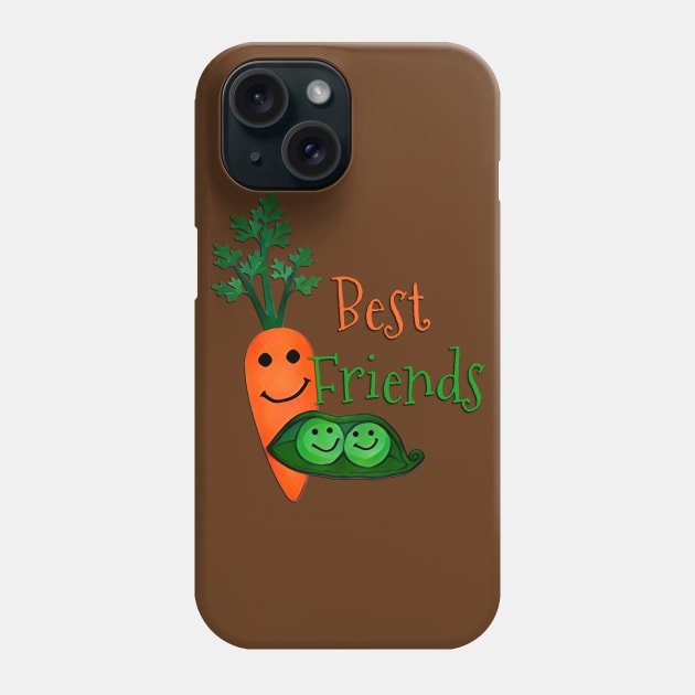 Best Friends Peas and Carrots Phone Case by AlondraHanley