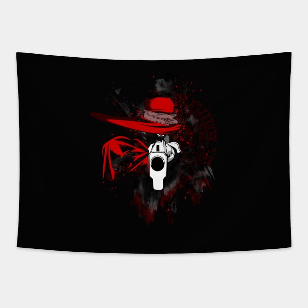 VAMPIRE HUNTER Tapestry by mykillsart01