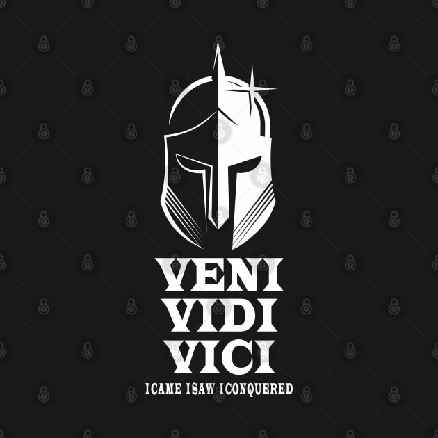 Veni Vidi Vici- I Came I Saw I Conquered 2.0- Design Graphics by Vector-Artist