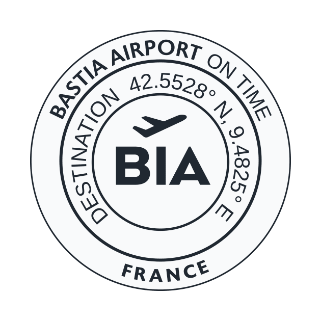 BIA BASTIA airport sticker by Woohoo