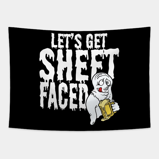 Let's Get Sheet Faced Tapestry by phughes1980