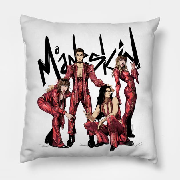 Måneskin Pillow by darwh