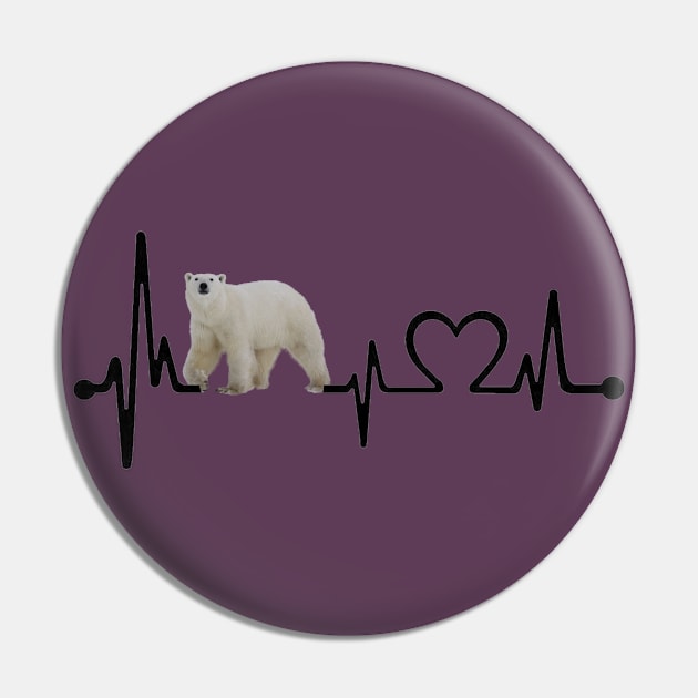 Ice Baer Heartbeat Art Gift Tshirt Fridays For Future Pin by gdimido