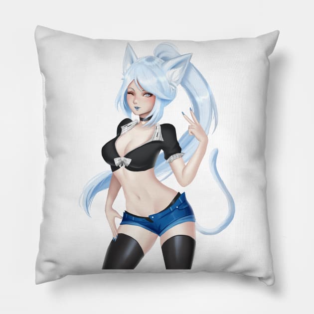 Darksabre Attitude Pillow by Darksabre