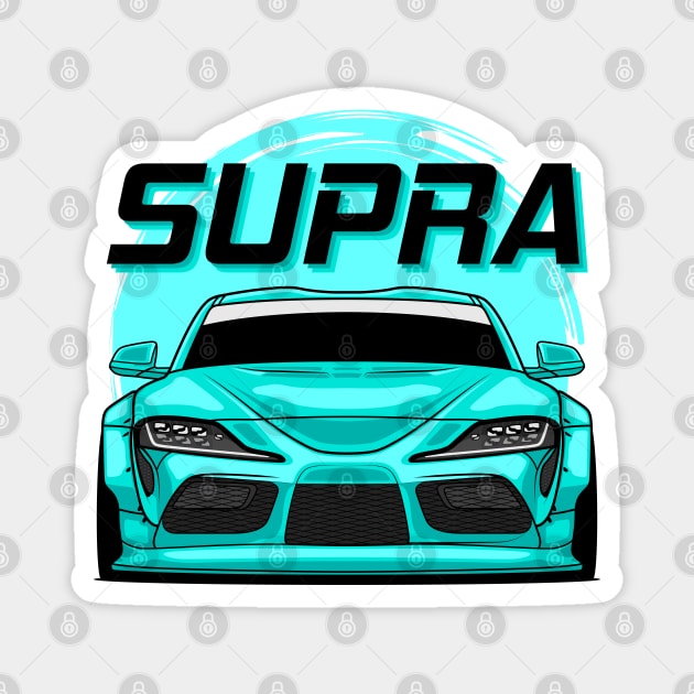 Cyan Supra MK V Magnet by GoldenTuners