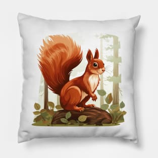 Squirrel Love Pillow