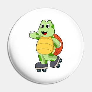 Turtle Inline skating Roller skates Pin