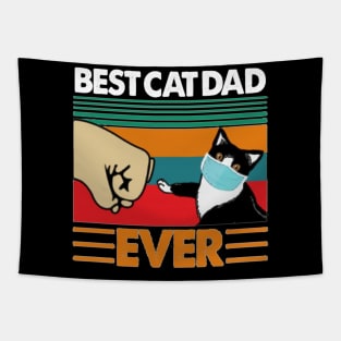 Best Cat Dad Ever Tapestry