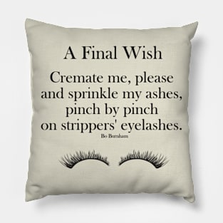 A Final Wish Pillow