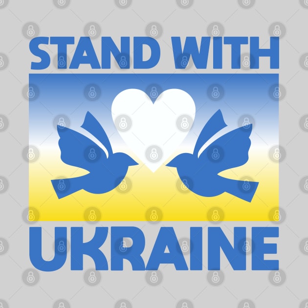 Stand with Ukraine by Dale Preston Design