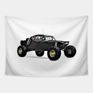 Rally Buggy Dune Cartoon Tapestry