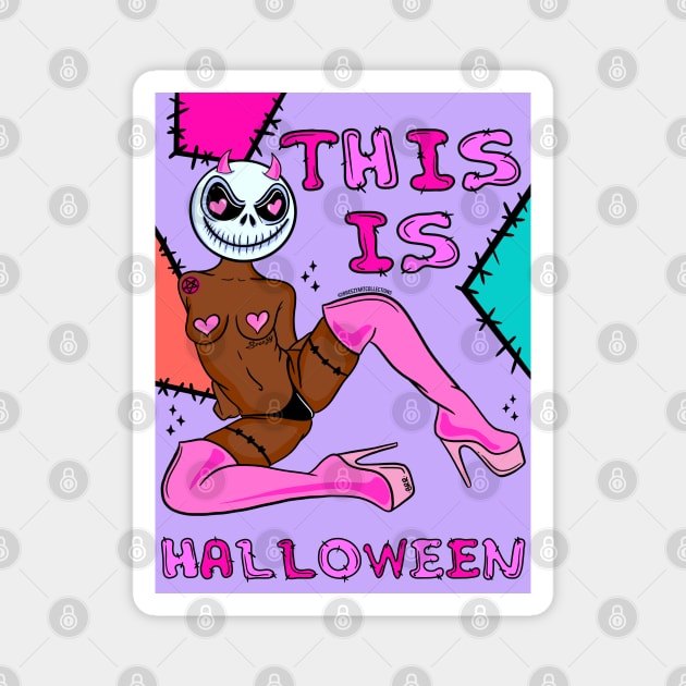 This Is Halloween Magnet by BreezyArtCollections 