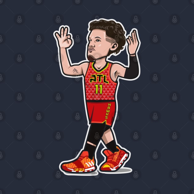 Trae Young Cartoon Style by ray1007