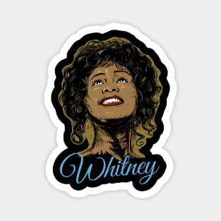 Whitney // 80s Pop Art Style Magnet