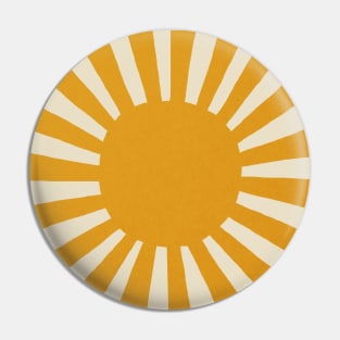 Retro sunrise Pin