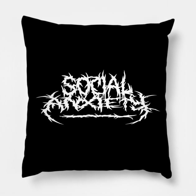 Social Anxiety Pillow by RadicalLizard