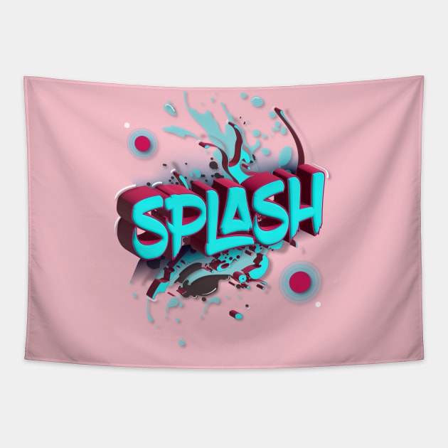 Splash Tapestry by euiarts