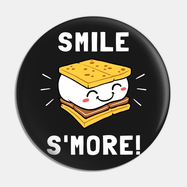 Smile S'more Pin by dumbshirts