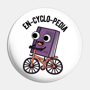 En-cyclo-Pedia Funny Encyclopedia Pun Pin