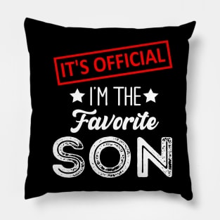 It's official i'm the favorite son Pillow