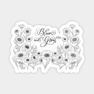 Florals and Self Love Magnet