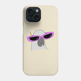 Parrot with glasses Phone Case