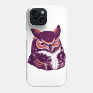 Purple Owl Phone Case