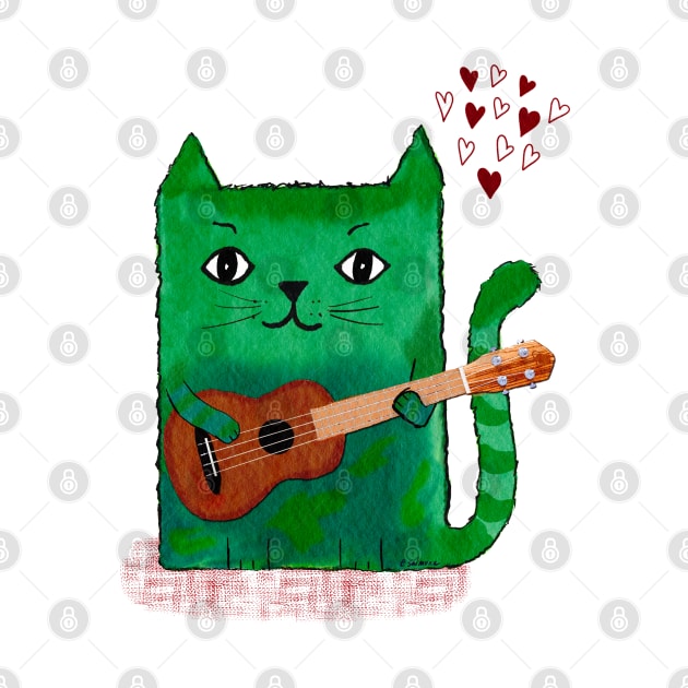 Ukulele Kitty by ngiammarco