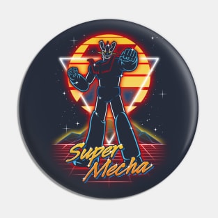 Retro Super Mecha Pin