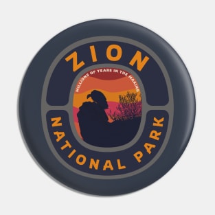 Zion National Park California Condor Logo Pin