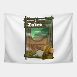 Explore the Wetlands of Zaïre Tapestry