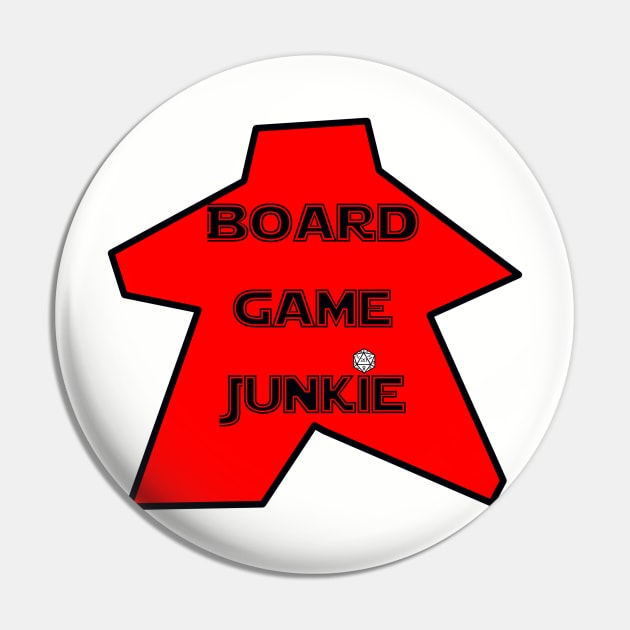 Board Game Junkie Pin by Armor Class