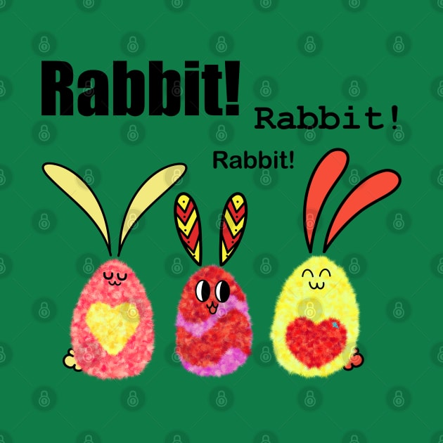Lucky Rabbit Rabbit Rabbit! by chowlet