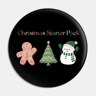 Christmas Starter Pack Pin