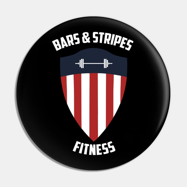 BSF - Bars & Stripes Fitness Logo - Full Color (White Text)! Pin by BarsandStripesFitness