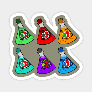 Energy Potion Six-Pack Magnet
