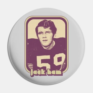 Jack Ham // Retro Style Football Fan Gift Design Pin