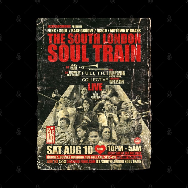 POSTER TOUR - SOUL TRAIN THE SOUTH LONDON 86 by Promags99