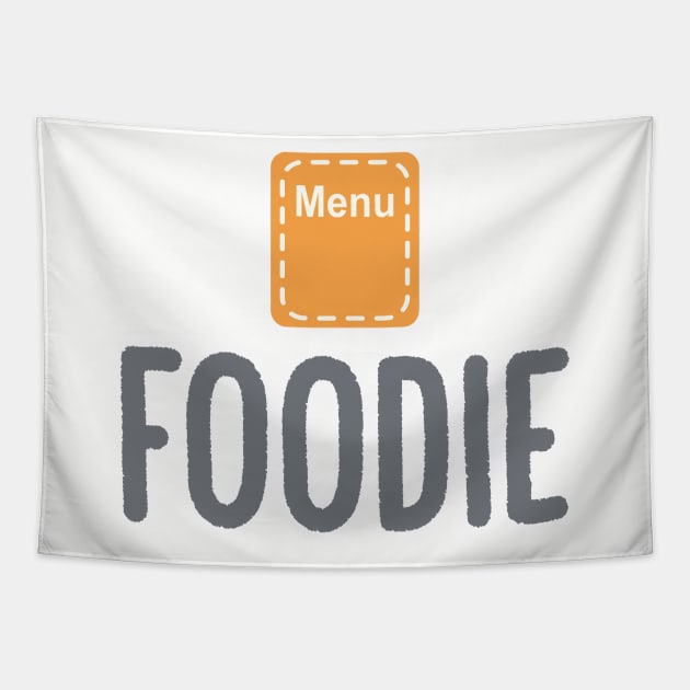 Foodie Food Lover Gourmand Traveler Blogger Tapestry by Grassroots Green
