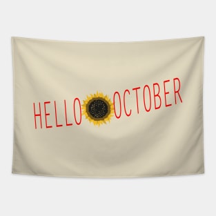 HELLO OCTOBER Tapestry