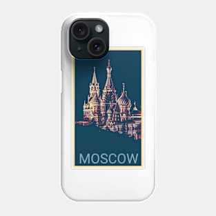 Moscow in Shepard Fairey style Phone Case