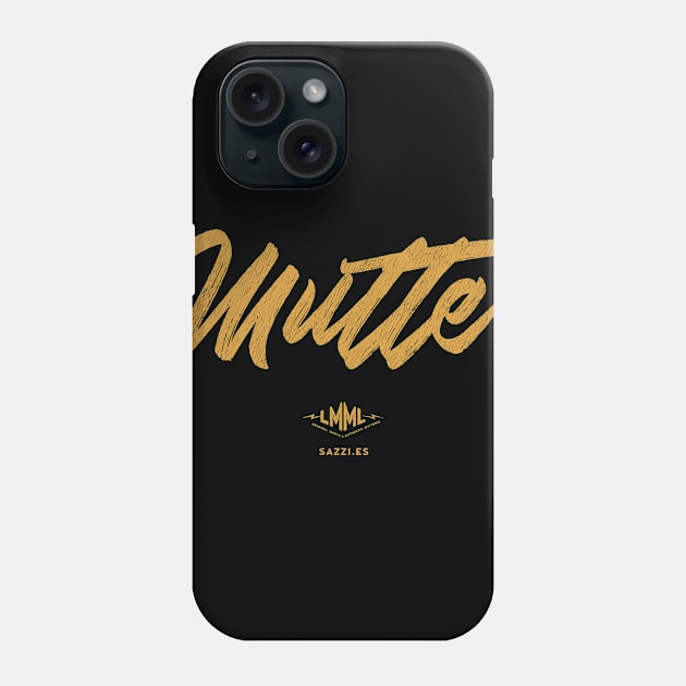 Mutte Phone Case by sazzies