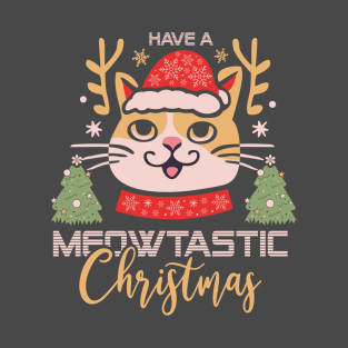 Meowtastic Christmas T-Shirt