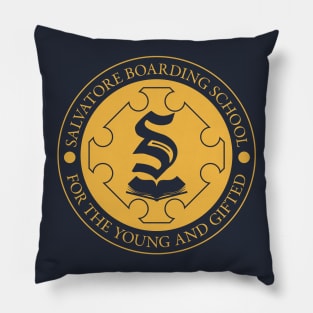 Salvatore School Crest Pillow