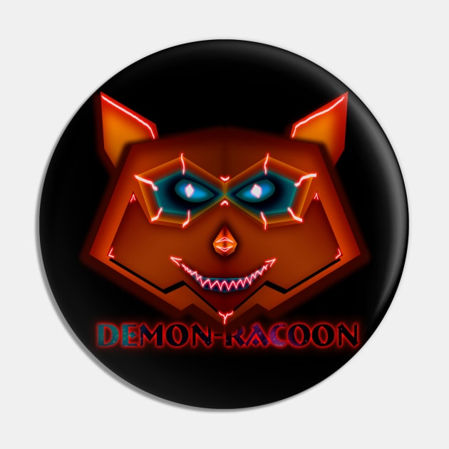 demon racoon Pin by denpoolswag