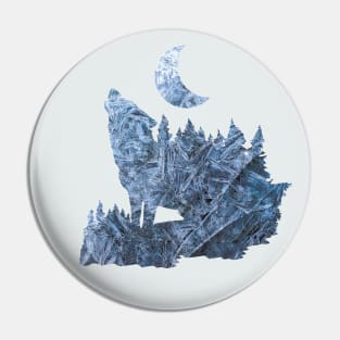 Cool Frost Wolf Pin