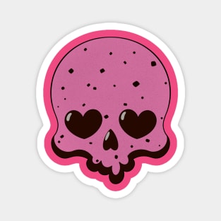 Skulls in the Dessert- Raspberry Chocolate Chip Magnet