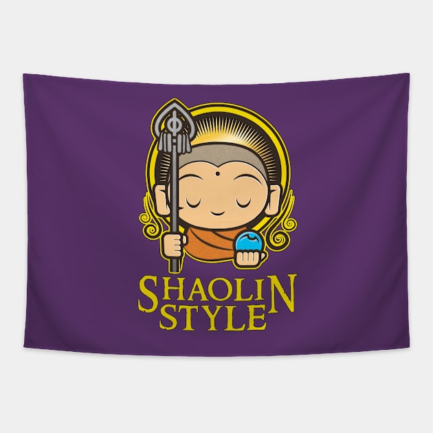 Nerdy Tee - Shaolin Style Tapestry by KennefRiggles