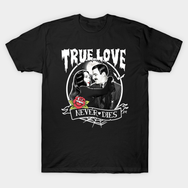 Morticia and Gomez - Addams Family - T-Shirt