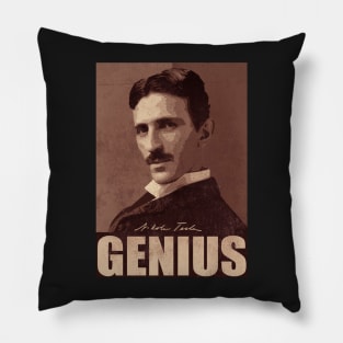 Nikola Tesla Pillow